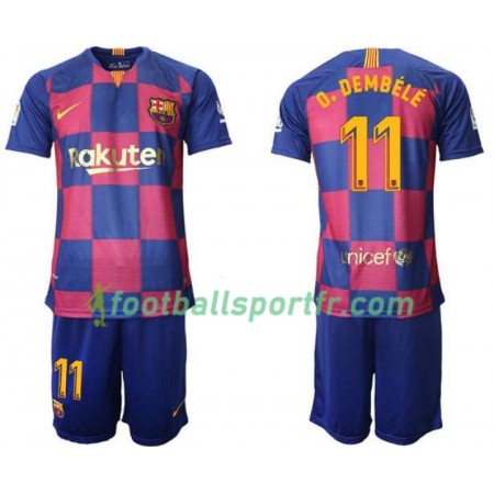 Tenue Barcelone Ousmane Dembele 11 Enfant Domicile 2019-2020 Maillot de Foot